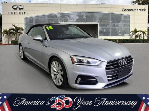 Florett Silver Metallic w/ Black Roof 2018 Audi A5 2.0T Premium Plus