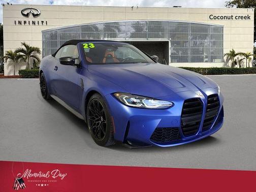 Blue Metallic 2023 BMW M4 Competition xDrive