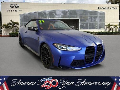 Blue Metallic 2023 BMW M4 Competition xDrive