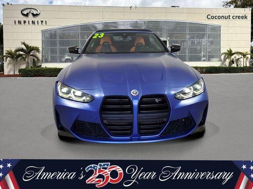 Blue Metallic 2023 BMW M4 Competition xDrive