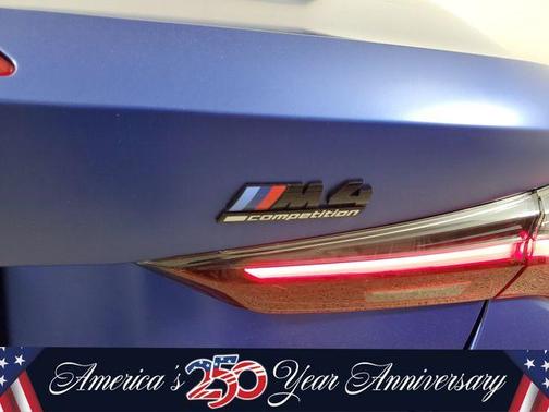 Blue Metallic 2023 BMW M4 Competition xDrive