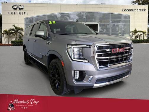 Steel Metallic 2022 GMC Yukon XL SLT
