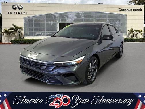 Gray 2025 Hyundai ELANTRA SEL Sport