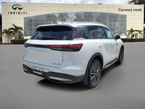 Radiant White 2026 INFINITI QX60 Luxe