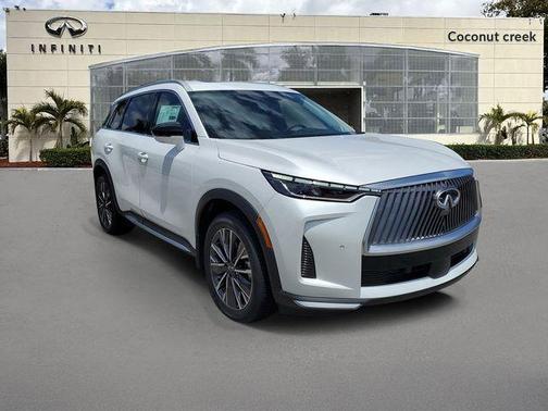 Radiant White 2026 INFINITI QX60 Luxe