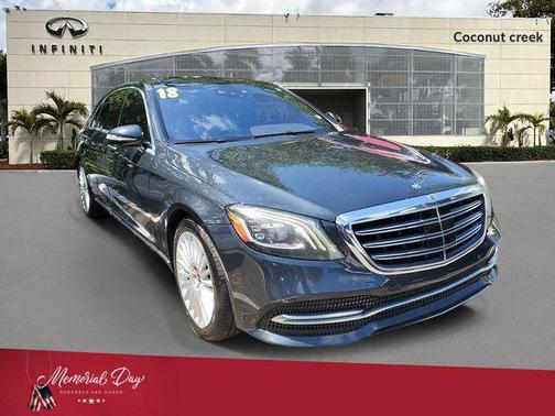 Anthracite Blue 2018 Mercedes-Benz S-Class S 560 4MATIC