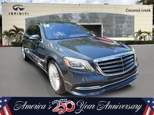 Anthracite Blue 2018 Mercedes-Benz S-Class S 560 4MATIC