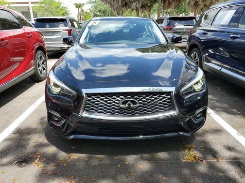 Black Obsidian 2023 INFINITI Q50 LUXE