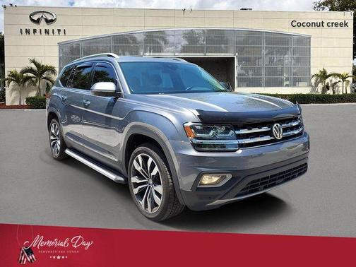 Platinum Gray Metallic 2019 Volkswagen Atlas 3.6L SEL Premium