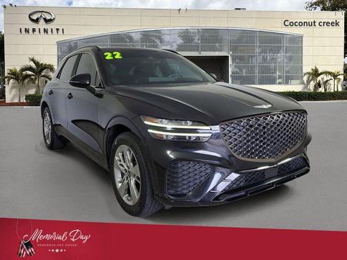 Black 2022 Genesis GV70 3.5T Sport
