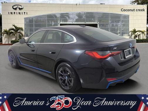 Black Sapphire Metallic 2024 BMW i4 Gran Coupe eDrive40