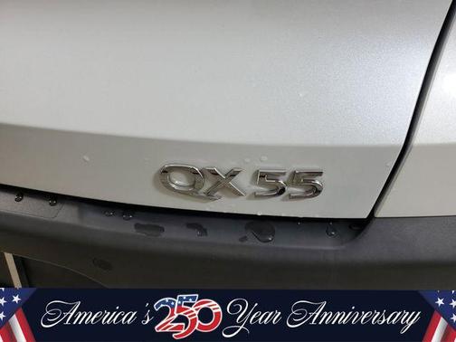 Radiant White 2023 INFINITI QX55 LUXE