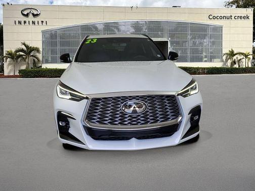 Radiant White 2023 INFINITI QX55 LUXE