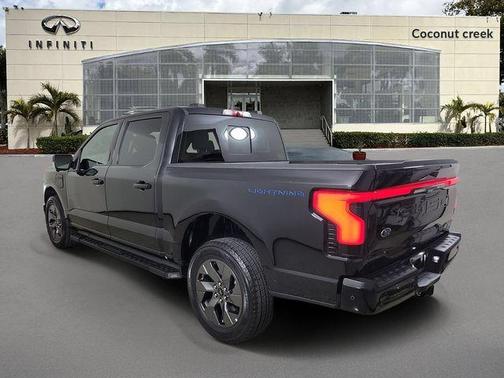Black Metallic 2023 Ford F-150 Lightning LARIAT