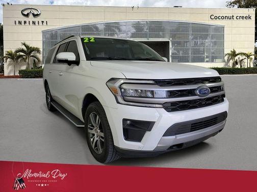 White Metallic 2022 Ford Expedition Max XLT