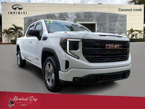 Summit White 2024 GMC Sierra 1500 Elevation