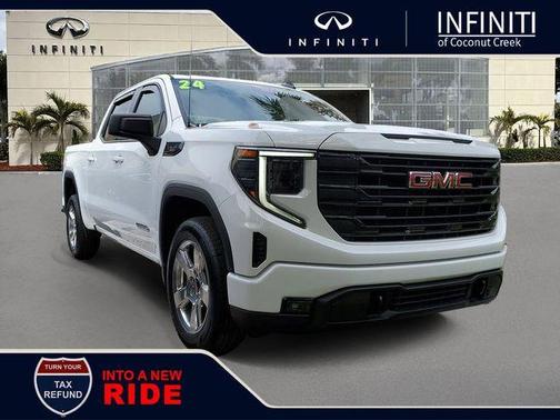 Summit White 2024 GMC Sierra 1500 Elevation