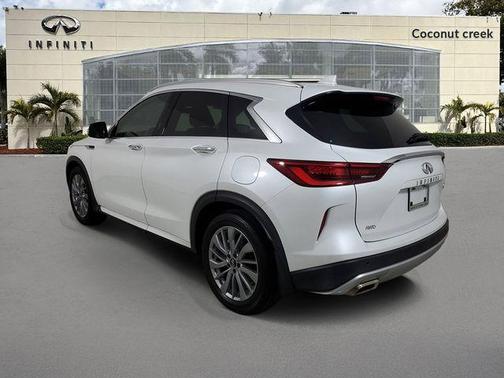 Radiant White 2023 INFINITI QX50 Luxe
