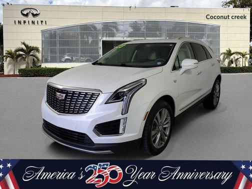 Crystal White 2023 Cadillac XT5 Premium Luxury