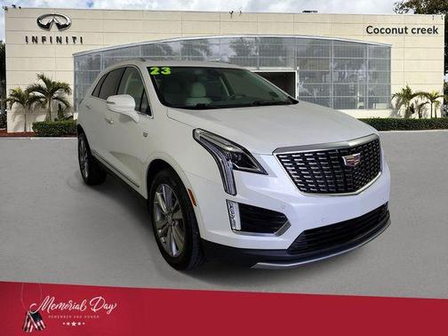 Crystal White 2023 Cadillac XT5 Premium Luxury