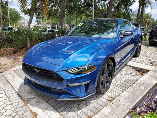 Blue Metallic 2022 Ford Mustang EcoBoost Premium