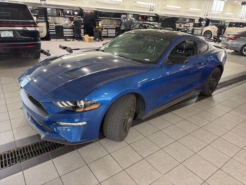 Blue Metallic 2022 Ford Mustang EcoBoost Premium