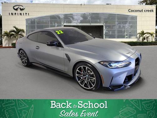 Skyscraper Gray Metallic 2022 BMW M4 Competition xDrive