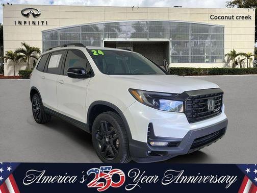 Platinum White Pearl 2024 Honda Passport Black Edition