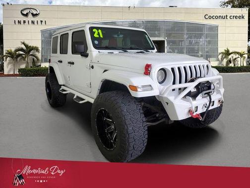 Bright White Clearcoat 2021 Jeep Wrangler Unlimited Sport