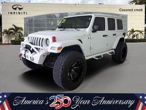 Bright White Clearcoat 2021 Jeep Wrangler Unlimited Sport