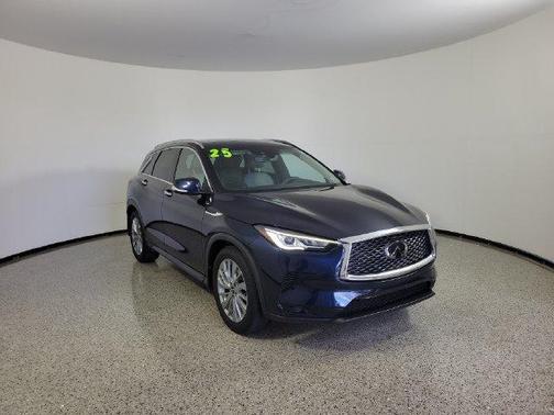 Hermosa Blue 2025 INFINITI QX50 Luxe