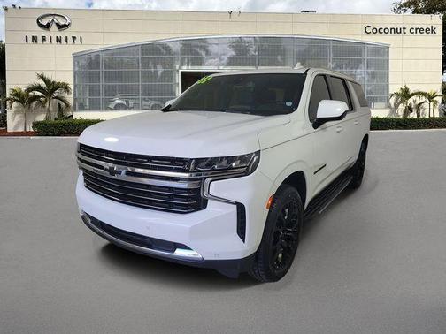 Summit White 2022 Chevrolet Suburban LT