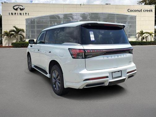 Radiant White 2026 INFINITI QX80 PURE