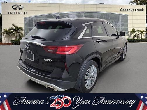 Black Obsidian 2023 INFINITI QX50 Luxe