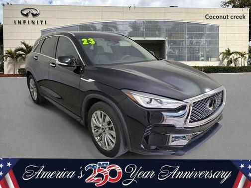 Black Obsidian 2023 INFINITI QX50 Luxe