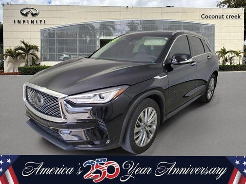 Black Obsidian 2023 INFINITI QX50 Luxe