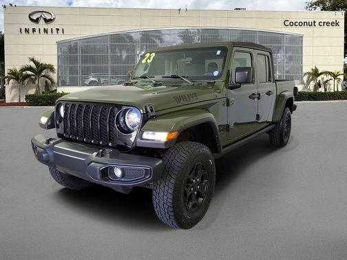 Sarge Green Clearcoat 2023 Jeep Gladiator Sport