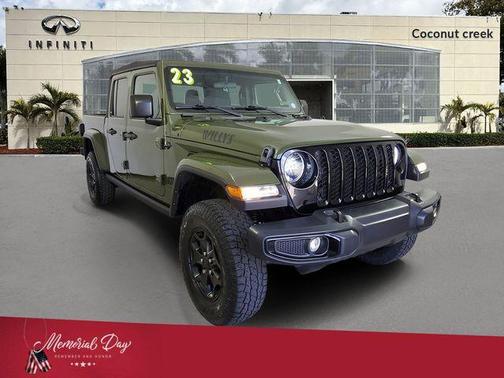 Sarge Green Clearcoat 2023 Jeep Gladiator Sport