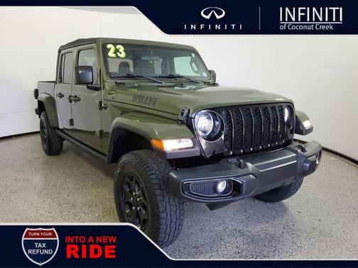 Sarge Green Clearcoat 2023 Jeep Gladiator Sport