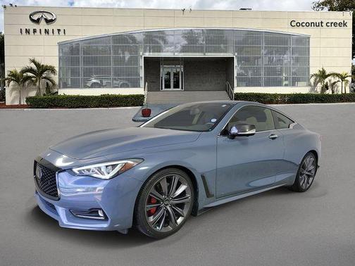 Slate Gray 2022 INFINITI Q60 3.0t Red Sport 400