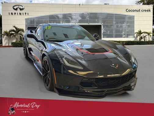 Black 2018 Chevrolet Corvette Grand Sport