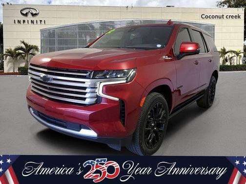Cherry Red 2022 Chevrolet Tahoe High Country