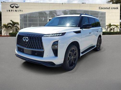 Radiant White 2026 INFINITI QX80 SPORT