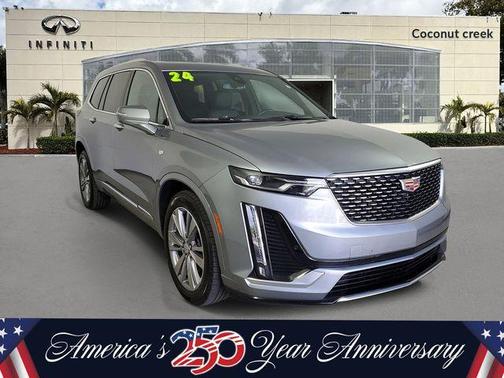 Silver Metallic 2024 Cadillac XT6 Premium Luxury AWD