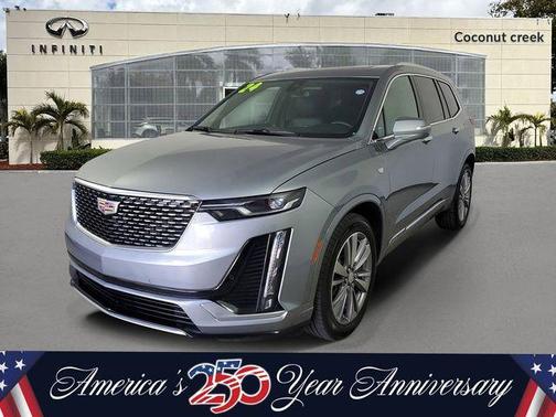 Silver Metallic 2024 Cadillac XT6 Premium Luxury AWD