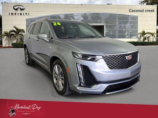 Silver Metallic 2024 Cadillac XT6 Premium Luxury AWD