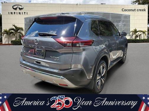 Gun Metallic 2021 Nissan Rogue Platinum