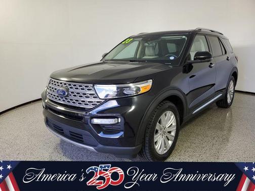 Agate Black Metallic 2023 Ford Explorer Limited