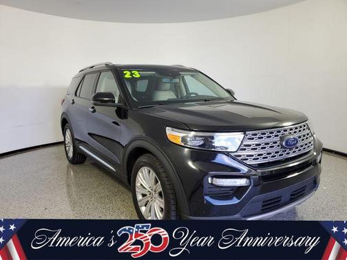 Agate Black Metallic 2023 Ford Explorer Limited