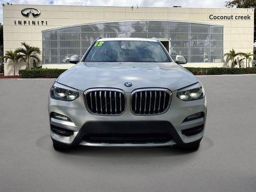 White Metallic 2018 BMW X3 xDrive30i